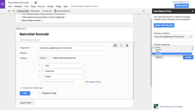 Google Formulär Begränsa Antal Svar